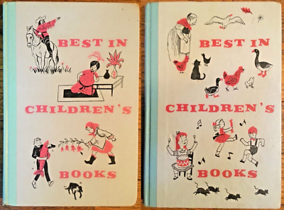 2 Best In Children's Books hardcover vintage 1950s 42 & 3 illus