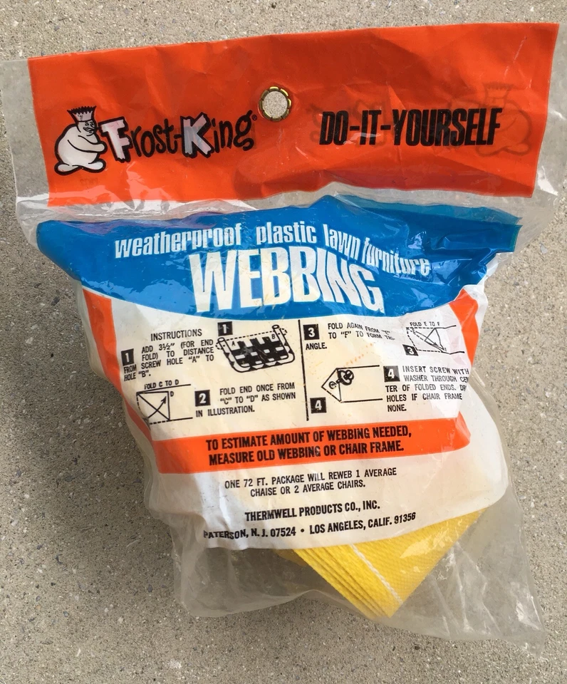 Silla de césped Do It Yourself FROST KING de colección NOSTA 72 pies AMARILLA Foto 2 de 3