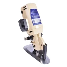YJ-110 110MM Hand Push Electric Cloth Cutter Fabric Round Knife Cutting Machine