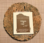 OWLS! Shapes of Clay by Stan volcanic ash pottery owl wall hanging plaque signed — photo 2