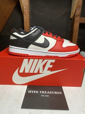 NEW Nike Dunk Low EMB 75th Anniversary  Chicago  - Men s 8-10 - HYPETREASURES