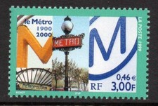 FRANCE MNH 1999 SG3627 Centenary of Paris Metro
