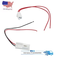 2-PIN Female + male plug electric wires harness Connector For Toyota 90980-10860