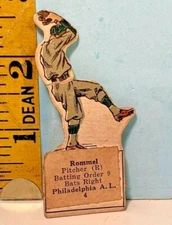 1921 National Game M1921-30 Major Leaguakers Eddie Rommel Philadelphia A's #4 VG