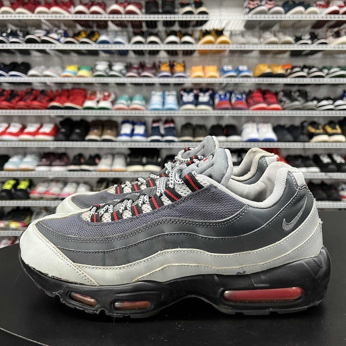 Nike Air Max 95 Essential Silver Anthracite 749766-006 Men's