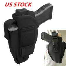 Right Hand Tactical Belt Pistol Holster 【Choose Gun Model】 with Magazine Holder