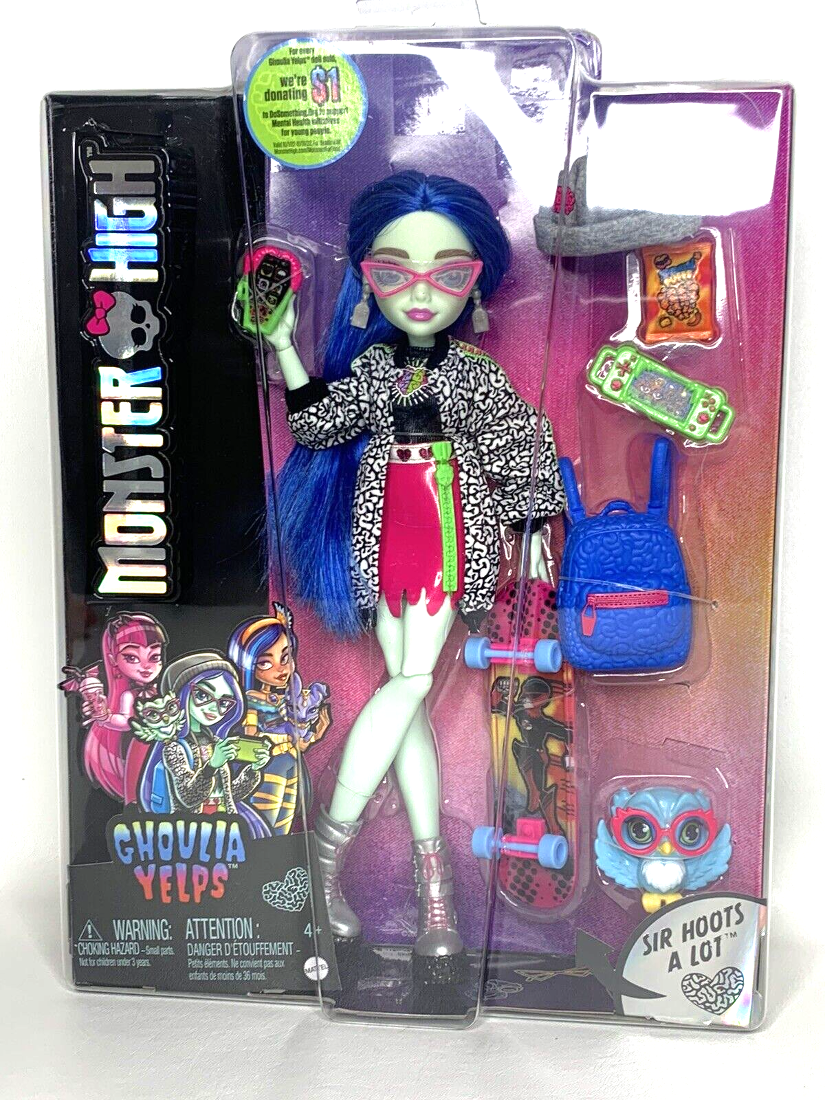 New Surprise Doll Monster High DOLL G3 Ghoulia Yelps Doll with Blue Hair  Pet and Accessories Girls Holiday Gift - AliExpress