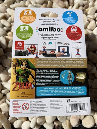 Link Majora's Mask Amiibo – The Legend Of Zelda 🔒 Sealed - Afbeelding 4 van 5