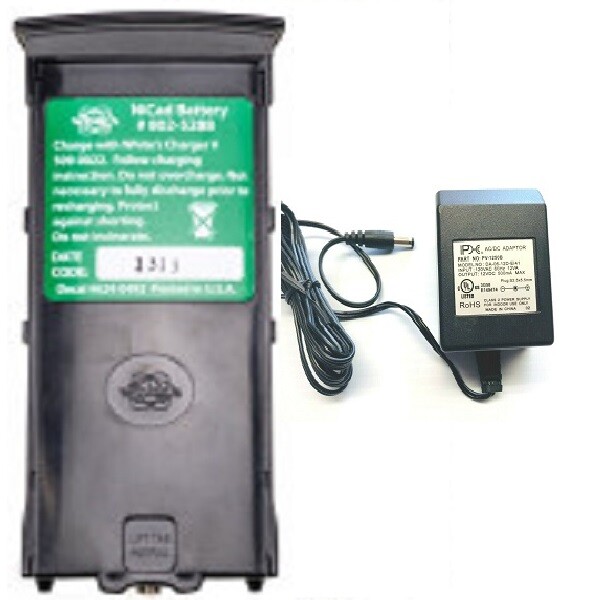Whites GM 24K, 6T, CM GT, & MX5 NiCad Rechargeable Battery & Charger