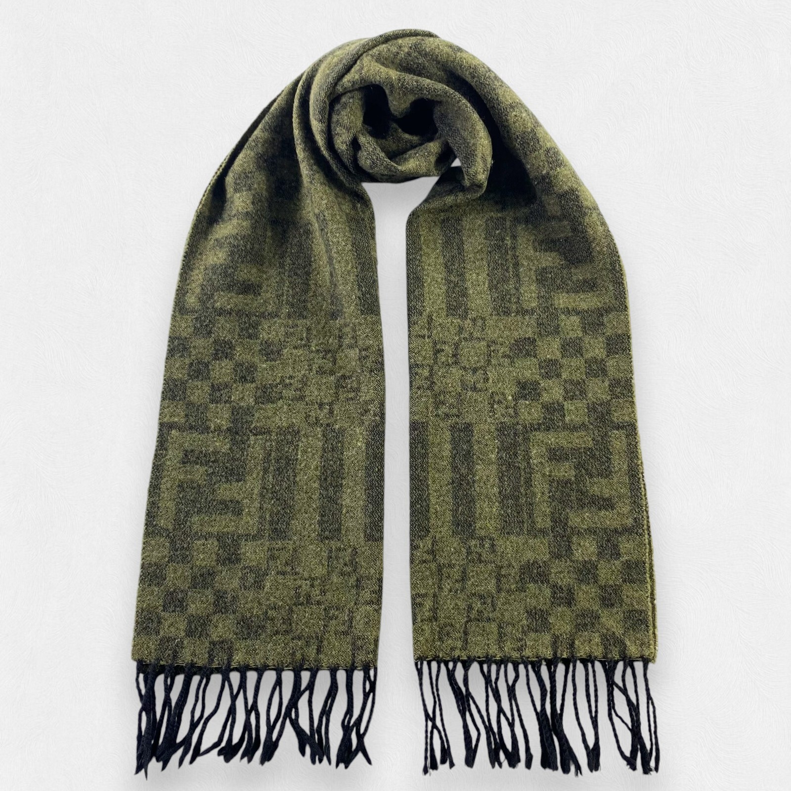 Fendi Scarf Muffler Winter Neck Scarf Wool Scarves