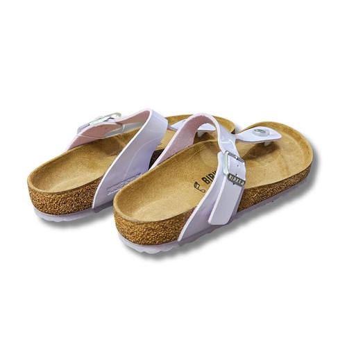 Sandali da donna Birkenstock Gizeh viola infradito in Birko Flor taglia 36 - Foto 3 di 6