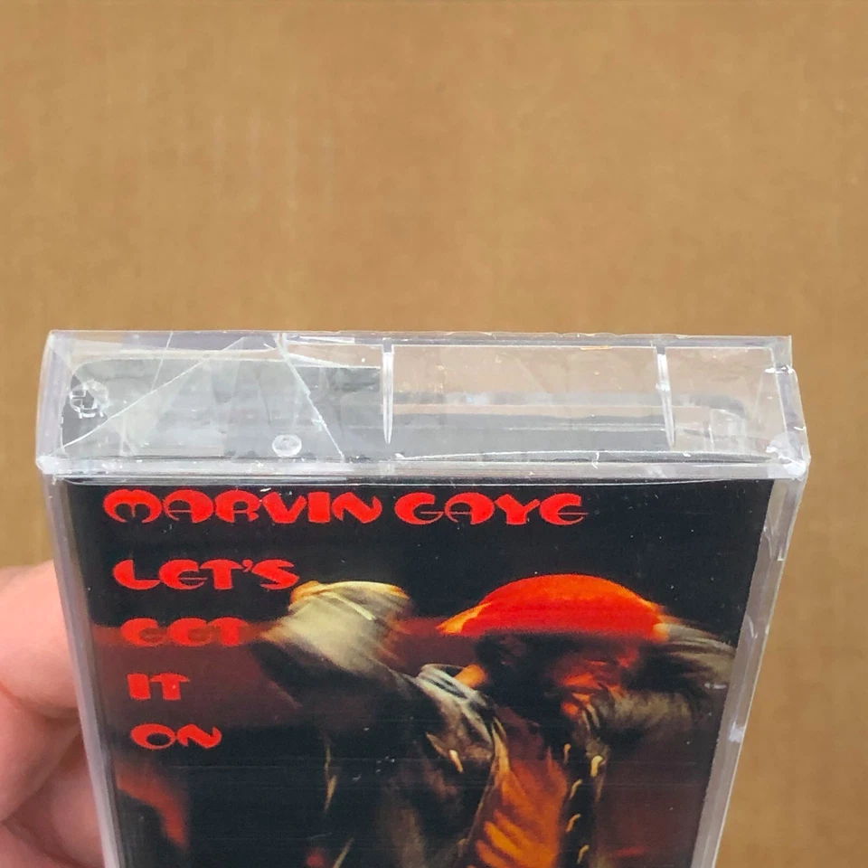 MARVIN GAYE Cassette Tape LETS GET IT ON 90s Reissue Funk Soul MOTOWN NEW SEALED - Image 3 of 4