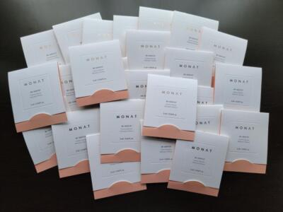 50 Samples of Monat Be Gentle Creamy Cleanser 2 mL each - New!