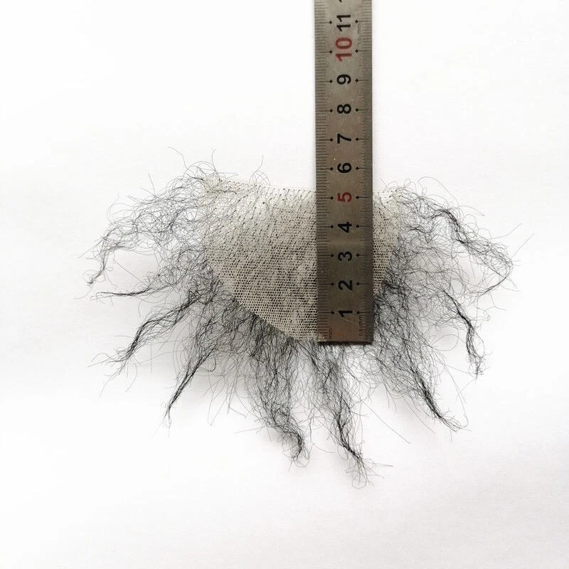 Pegatinas de cabello púbico falso Merkin Body Hair muñeca de silicona simulación cabello púbico Foto 3 de 4