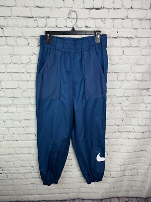 Nike NSW Swoosh Woven Pants Valerian Blue Womens Medium CJ3776-432