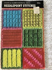 Vintage Coats  Clark's Book No. 226-A Needlepoint Stitches 1974