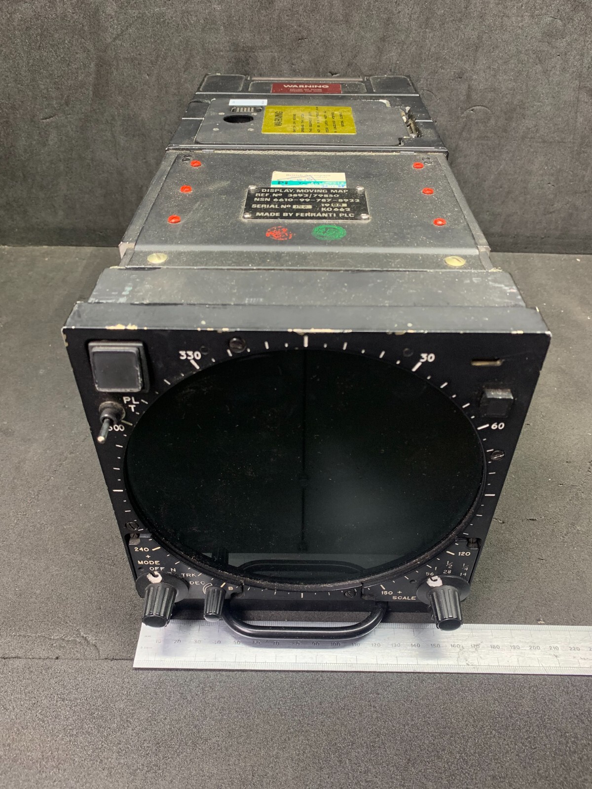 Aircraft Moving Map Display * 3892/79850 * SER 152 * eBay