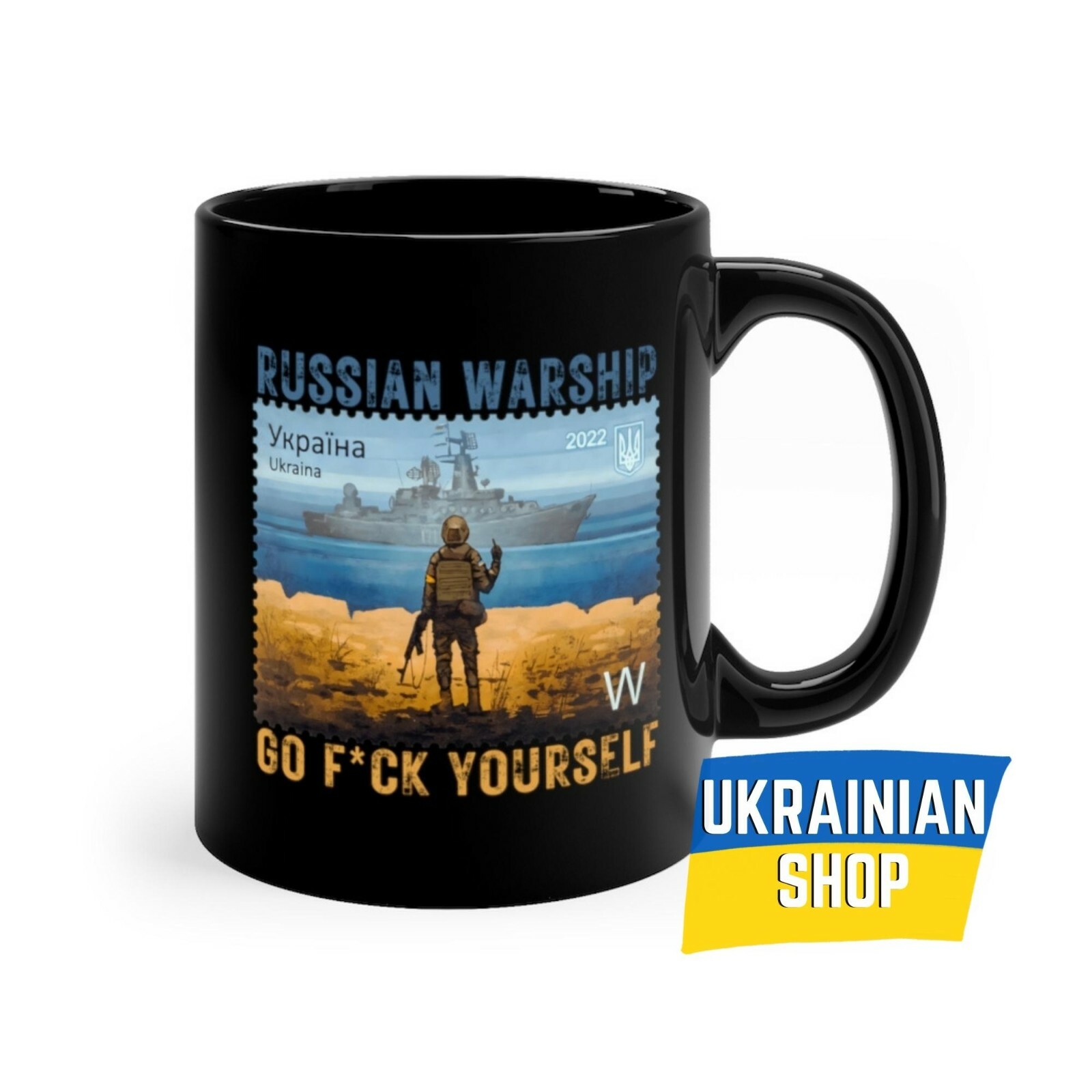 Russian Warship Go F**k Yourself Poster by Al-Dante