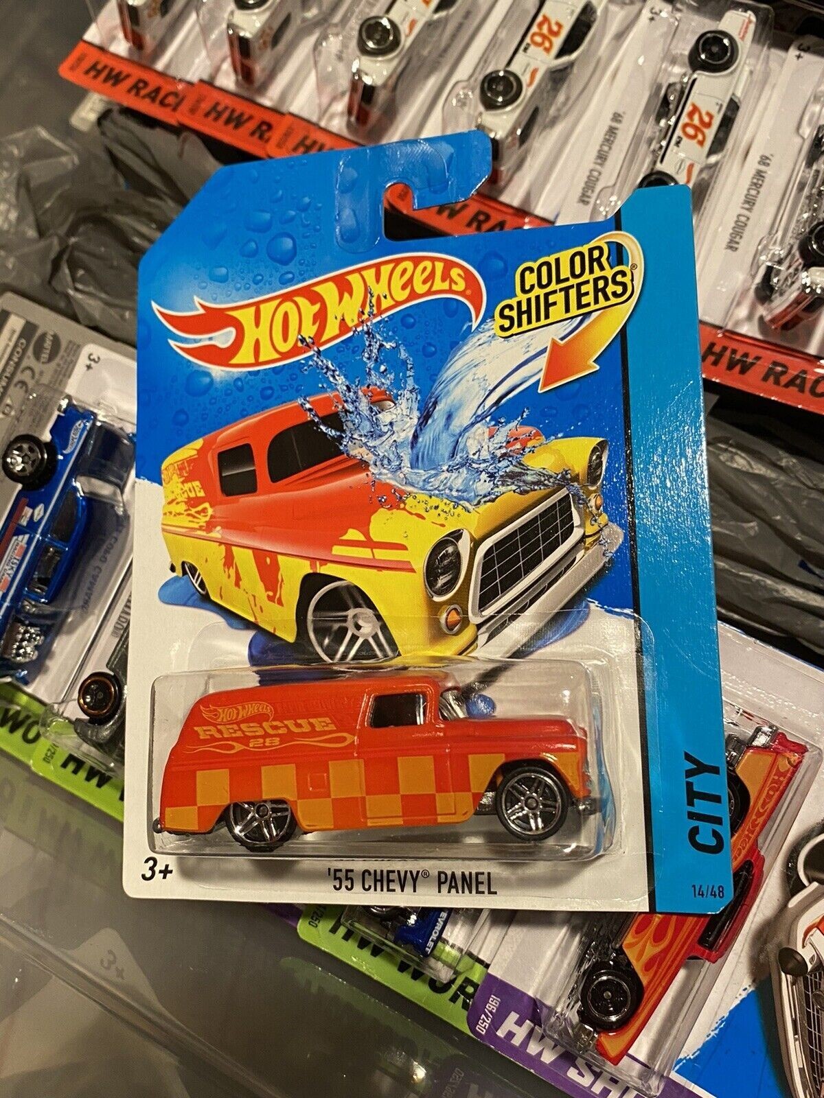 2013 Hot Wheels Color Shifters '55 Chevy Panel (BHR17) 평창군
