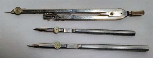 Vintage Drafting Tool Set Lot Incomplete Meisel Germany etc - Picture 10 of 13