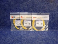 Lot of 3 FS 40436 5m Single Mode Fiber Patch Cable LC UPC-LC UPC Simplex (BN279)