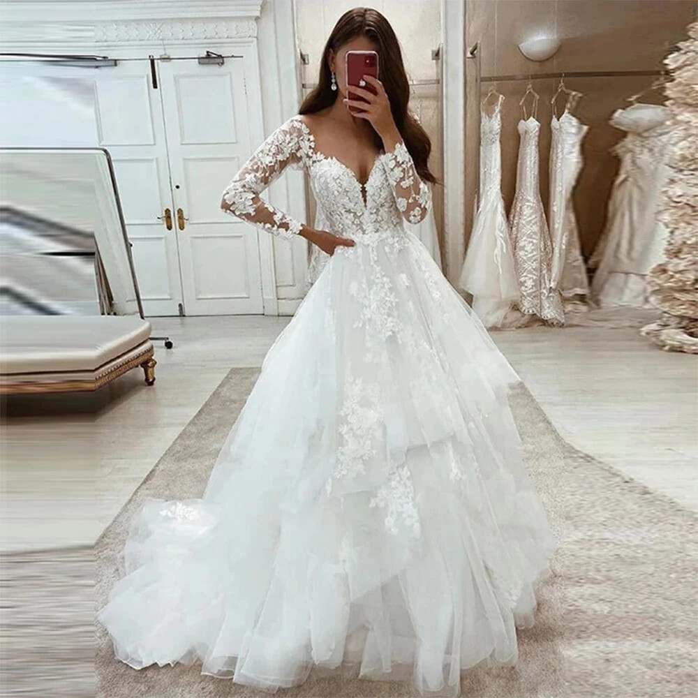 pleated tulle wedding dress Strapless Pleated Tulle Modern Wedding Dress