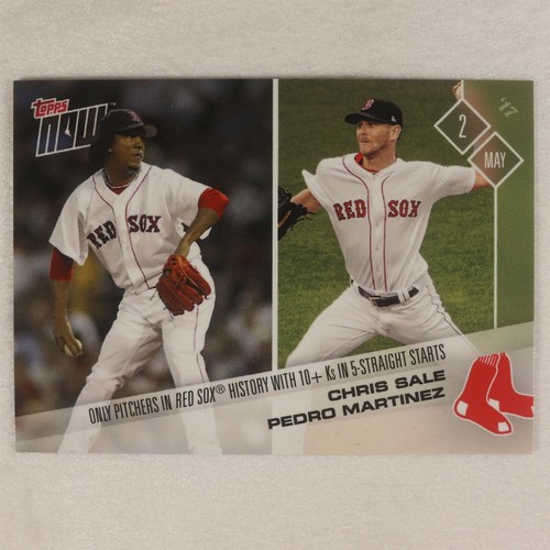 2017 Topps Now 104 Chris Sale / Pedro Martínez