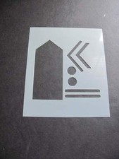 L653 Birdhouse STENCIL Mylar durable reusable airbrush Made in USA