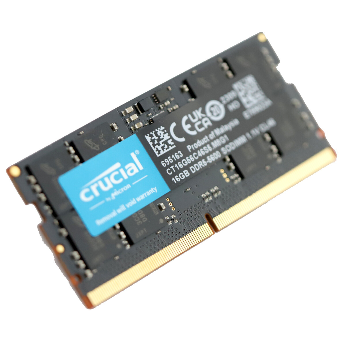 Crucial 16GB 262-Pin DDR5 SO-DIMM DDR5 5600 Laptop Memory Crucial 16GB 262-Pin DDR5 SO-DIMM DDR5 5600 Laptop Memory