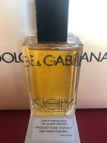 Sicily by Dolce & Gabbana, the Eau de Parfum 100ml/3.4 oz Tester with cap RARE