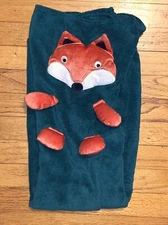 HTF Baby Boom Crinkle Squeak Fox Cuddle n' Play Baby Blanket/Lovey