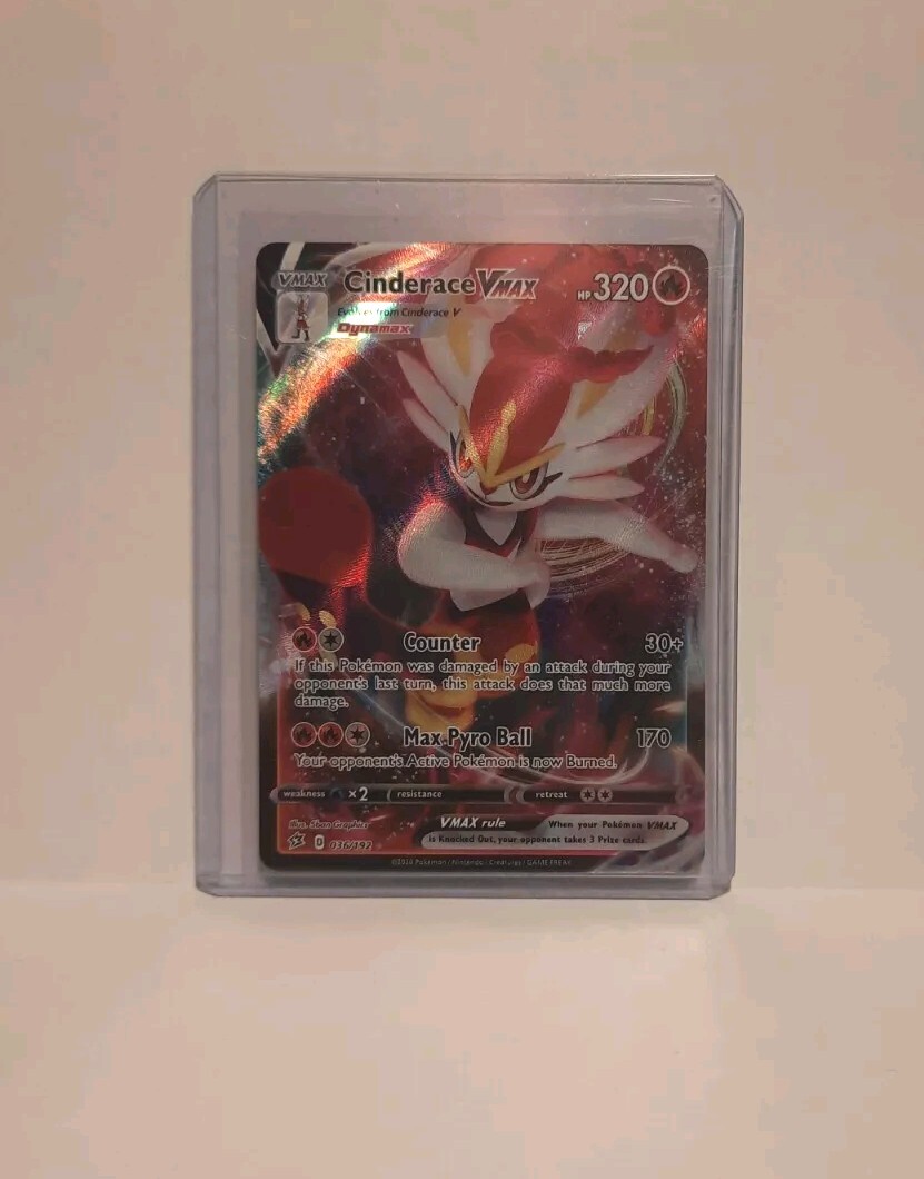 Cinderace VMAX 036/192 - Rebel Clash Holo - NM
