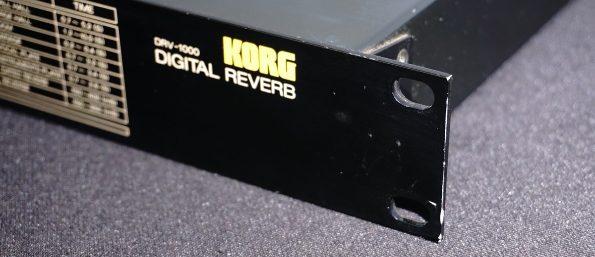 Korg DRV-1000 Vintage 1980's Digital Delay 1U Rack Mount Effects