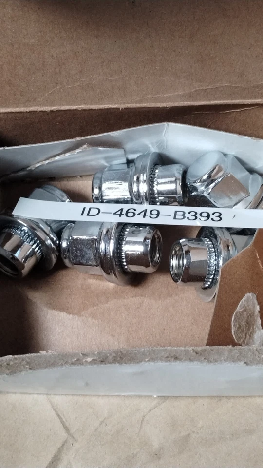 NEW Lot of 5 NAPA 641-1548 Chrome Wheel Lug Nuts Foto 4 de 4