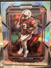 2023 Panini Prizm Draft Picks SILVER Trey Palmer Rookie Nebraska #200