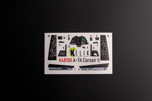 Calcomanía interior 3D avión A-7A Corsair II (para kit HobbyBoss) escala 1:48 K48100 - Imagen 8 de 13