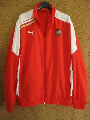 Veste Avenir sportif Béziers ASB Jersey football Vintage Rouge CFA Puma - M - Photo 1/4