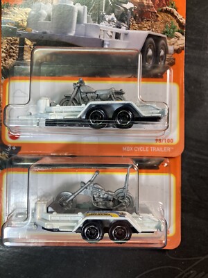 Matchbox MBX Cycle Trailer NEW 2022 Card #98/100Ships Two Different Versions