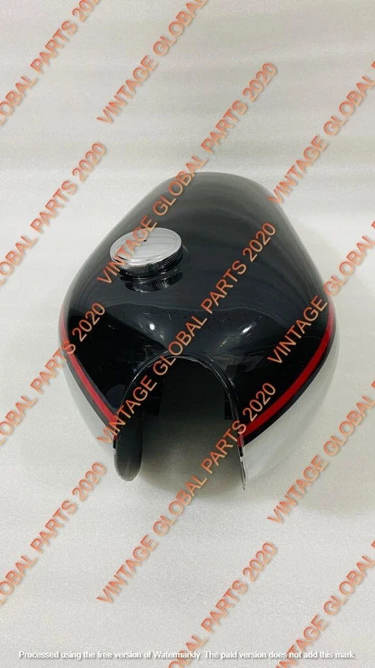 Tanque de combustible Honda XL 350 Dual-Sport acero pintado gasolina modelo 1974 a 1978 Foto 4 de 4