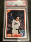 1990 Score #696 Nolan Ryan 5,000 K's 1989 Highlight Card Graded PSA 7.5+ NM Mets