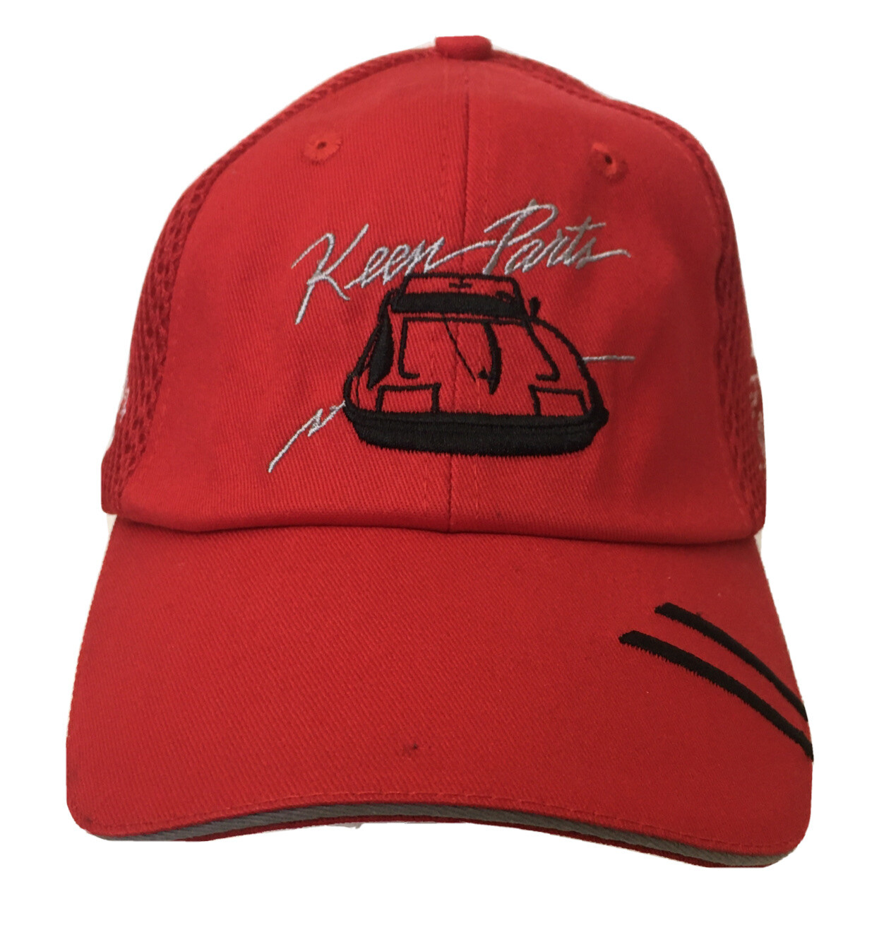 Cappello Berretto Keen Parts Corvette NASCAR Racing Maglia Rossa Stile Flex Fit Racing NASCAR