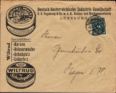 Dt. Rich 1923 - ''Lüneburg'' 50 Mk, Front Large Figure (a009)