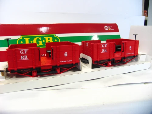 LGB 30440 SET GRIZZLY FLATS OFFENE PERSONENWAGEN KL6183