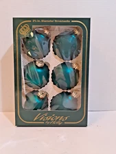 Visions by Holly Christmas Ornaments - Teal
