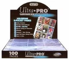 ULTRA PRO PLATINUM 1000 9-POCKET Pages, New