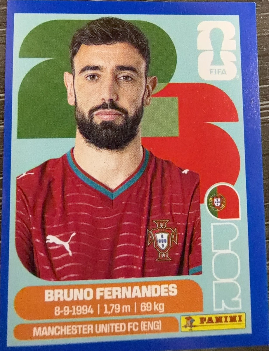 Panini FIFA World Cup 2026 Blue Parallel Bruno Fernandes POR 10 | eBay