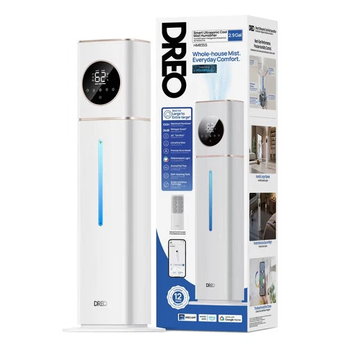 DREO Smart Ultrasonic Humidifier, 100H Runtime for Large Rooms - 3gal - Picture 4 of 9