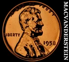1958 Lincoln Wheat Cent- Choice Gem Proof Luster No Reserve #J2612