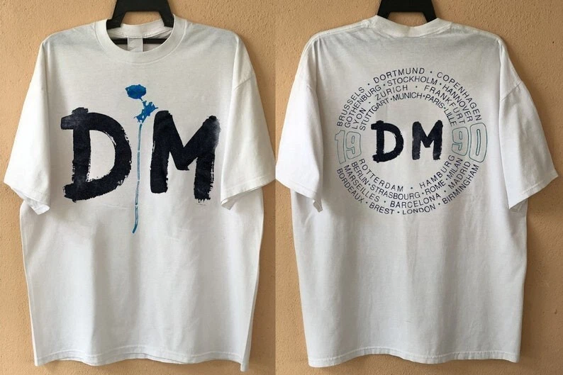 1990 Depeche Mode Violation Europe Tour T-Shirt, Depeche Mode T-Shirt, Depeche