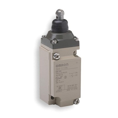 OMRON D4A1110N Push Roller Plunger Limit Switch, SPDT 2CLR5